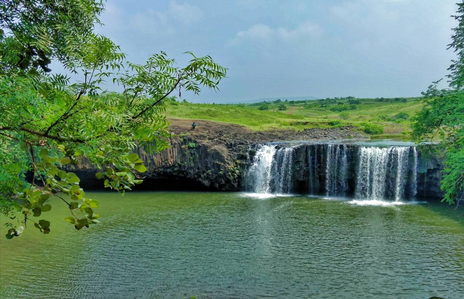 Jua Waterfall near Banswara, running during the monsoon